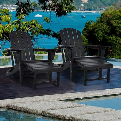 Folding Adjustable Pull Out Adirondack Chair