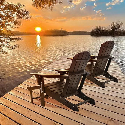 Folding Adjustable Pull Out Adirondack Chair